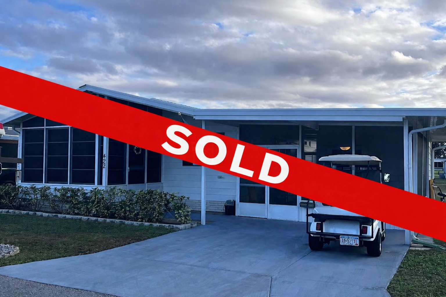 SOLD!  Charming 2-Bed, 2-Bath Home with Florida Room, Screened Retreat